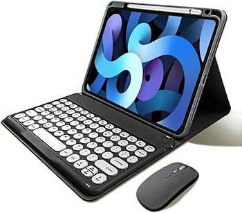 【Katas】 iPad Air 11 M3 Keyboard Folio Amazon.com: kaitesi Keyboard Case Mouse for iPad Air 11