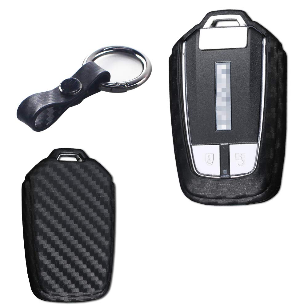 Buy TurningMax Keyless Entry Remote Case Key Fob Cover Carbon Fiber