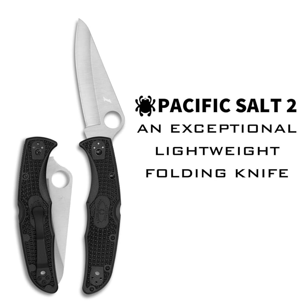ザ・スパイ15p Amazon.com : Spyderco Pacific Salt 2 Lightweight Knife with