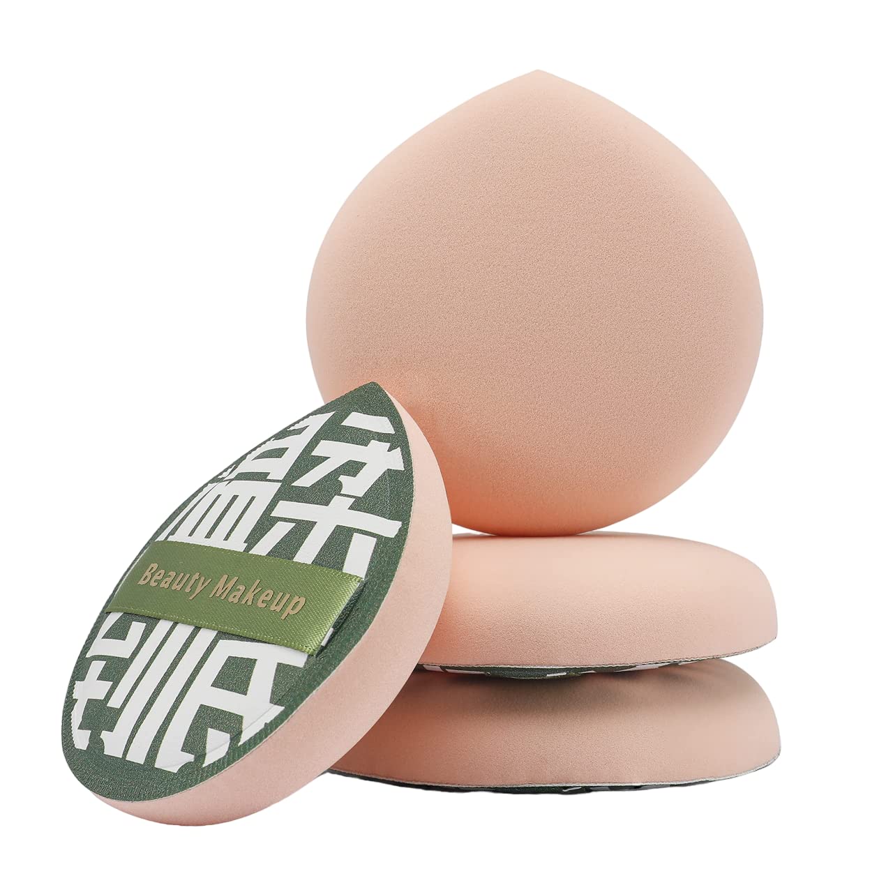 Ghelonadi Professional Makeup Sponge, Cotton Pad Applicator Foundation Makeup Blender Washable Foam Puff Sponge Beauty Cosmetic Puff For Liquid Foundation, Loose Powder (Teardrop Powder Puff_1pcs)-picture-53