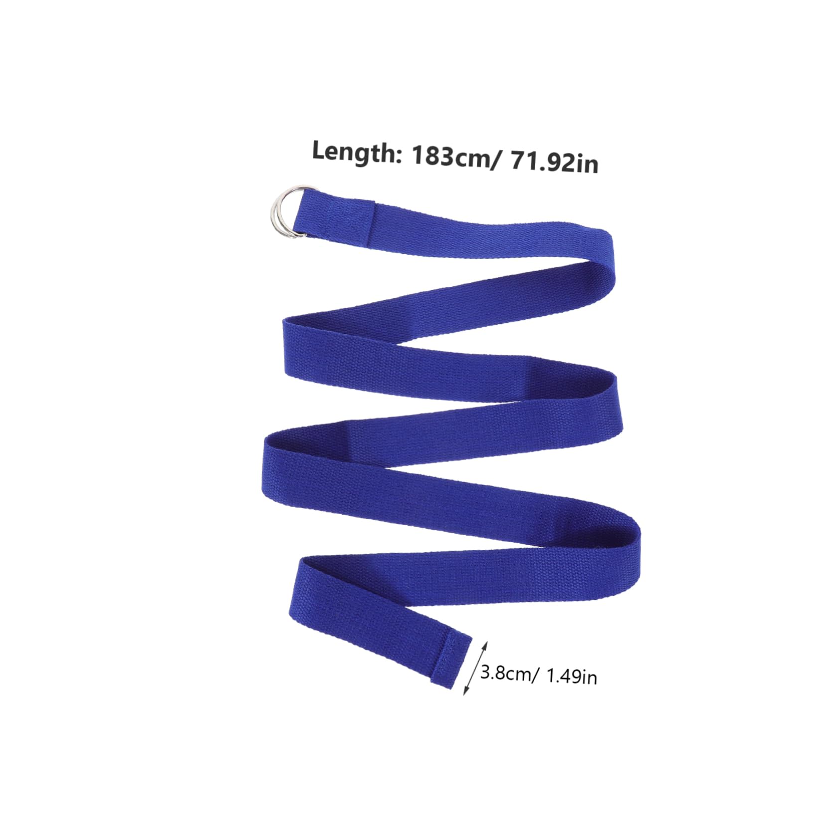 Garneck Professional Yoga Inelastic Band 5pcs Household Exercise Bands Workout Accessory