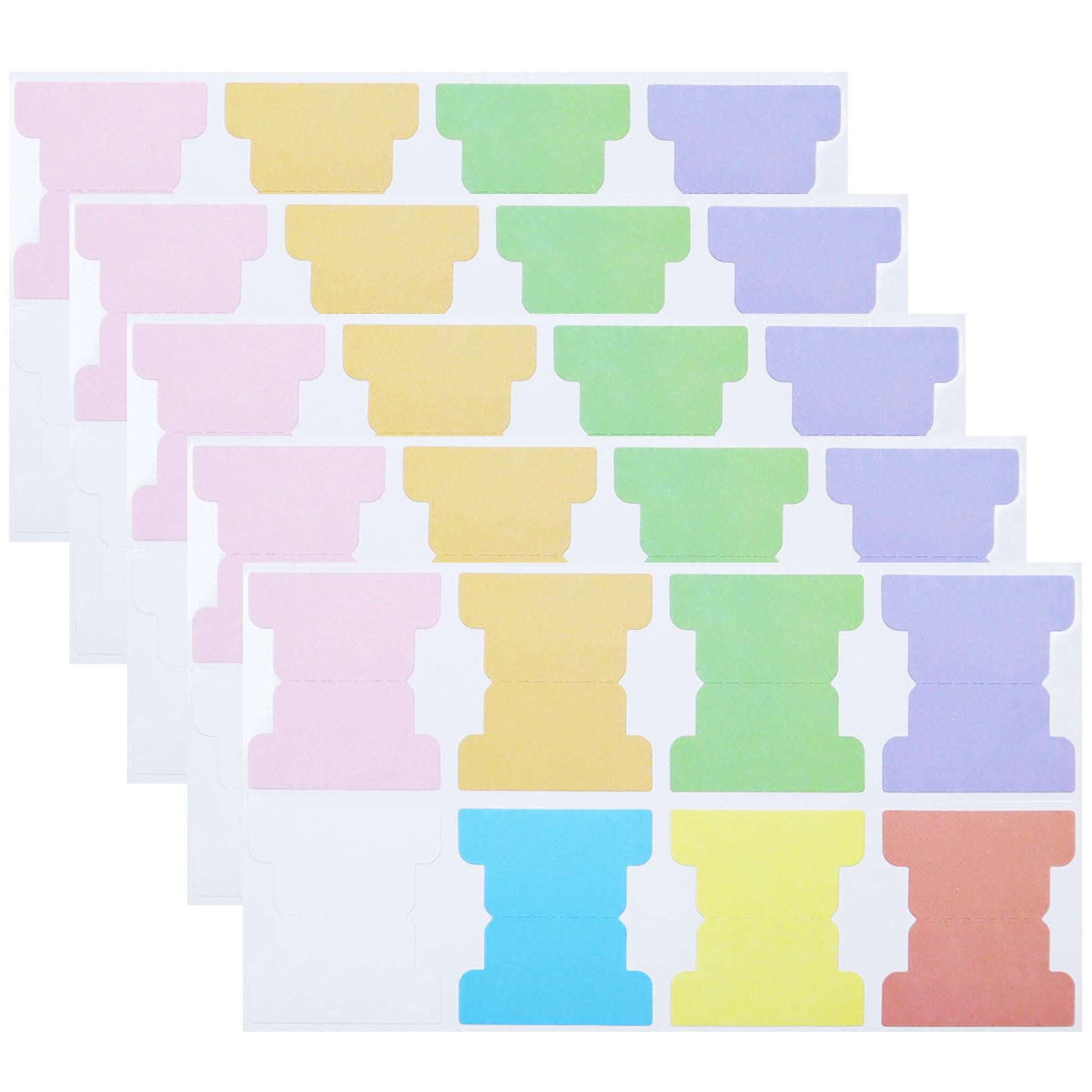 60PCS Sticky Book Tab Writable Sticky Notes, Colored Index Flags Tab - View #4