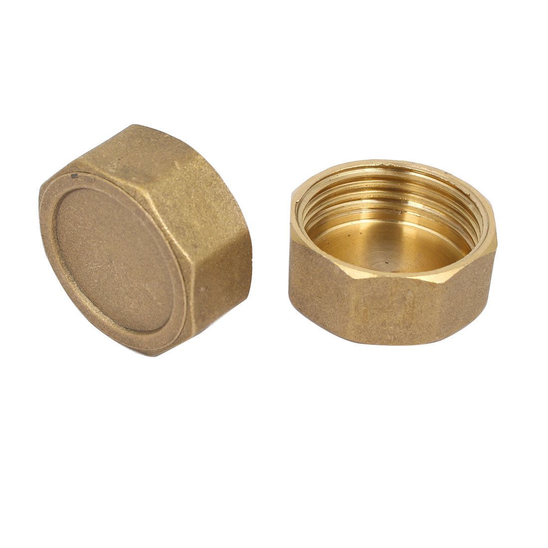 Aexit Raccordo per tappi per tubi a testa esagonale in ottone filetto femmina 1BSP Raccordo 8 pezzi ID: 952104