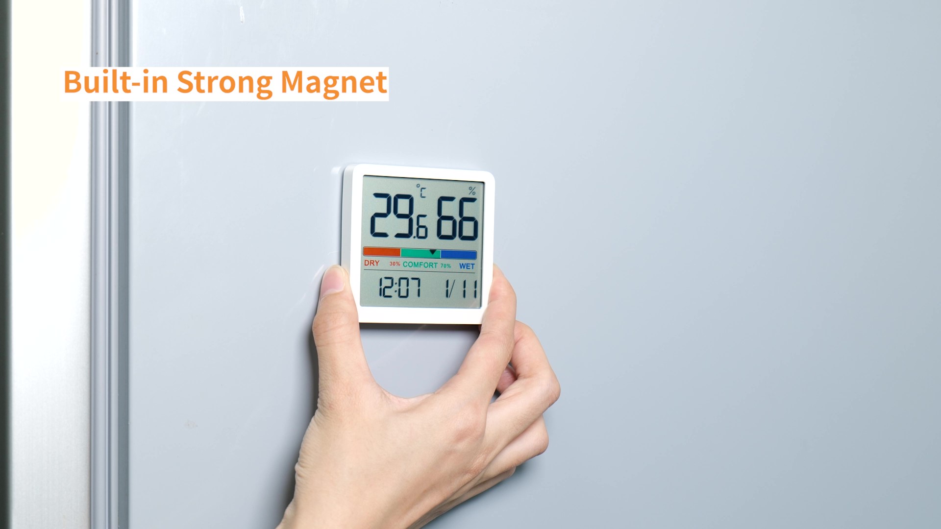 Digitales Thermo-Hygrometer Mit Komfortanzeige - Raumklima-Messgerät Mit Nachtlicht
