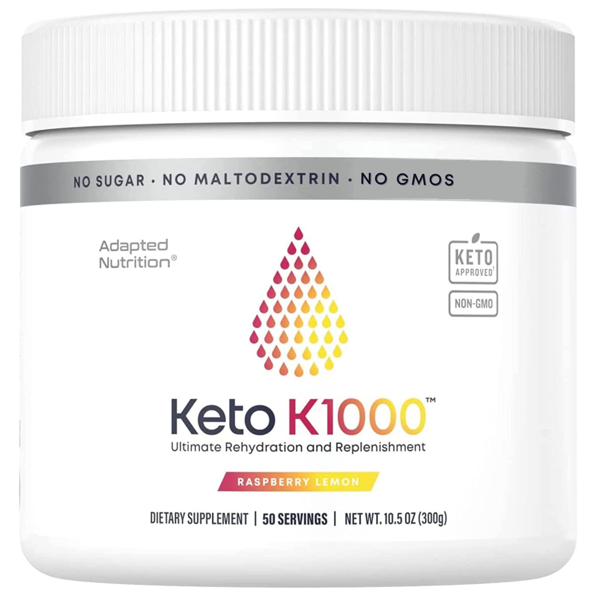 Hi-Lyte Keto K1000 Electrolyte Powder | Raspberry Lemon