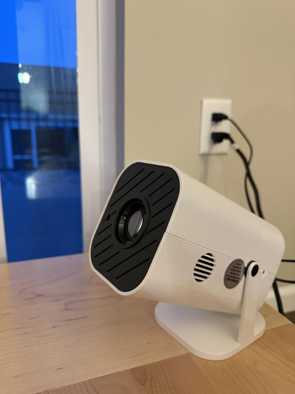 Side view of the mini projector