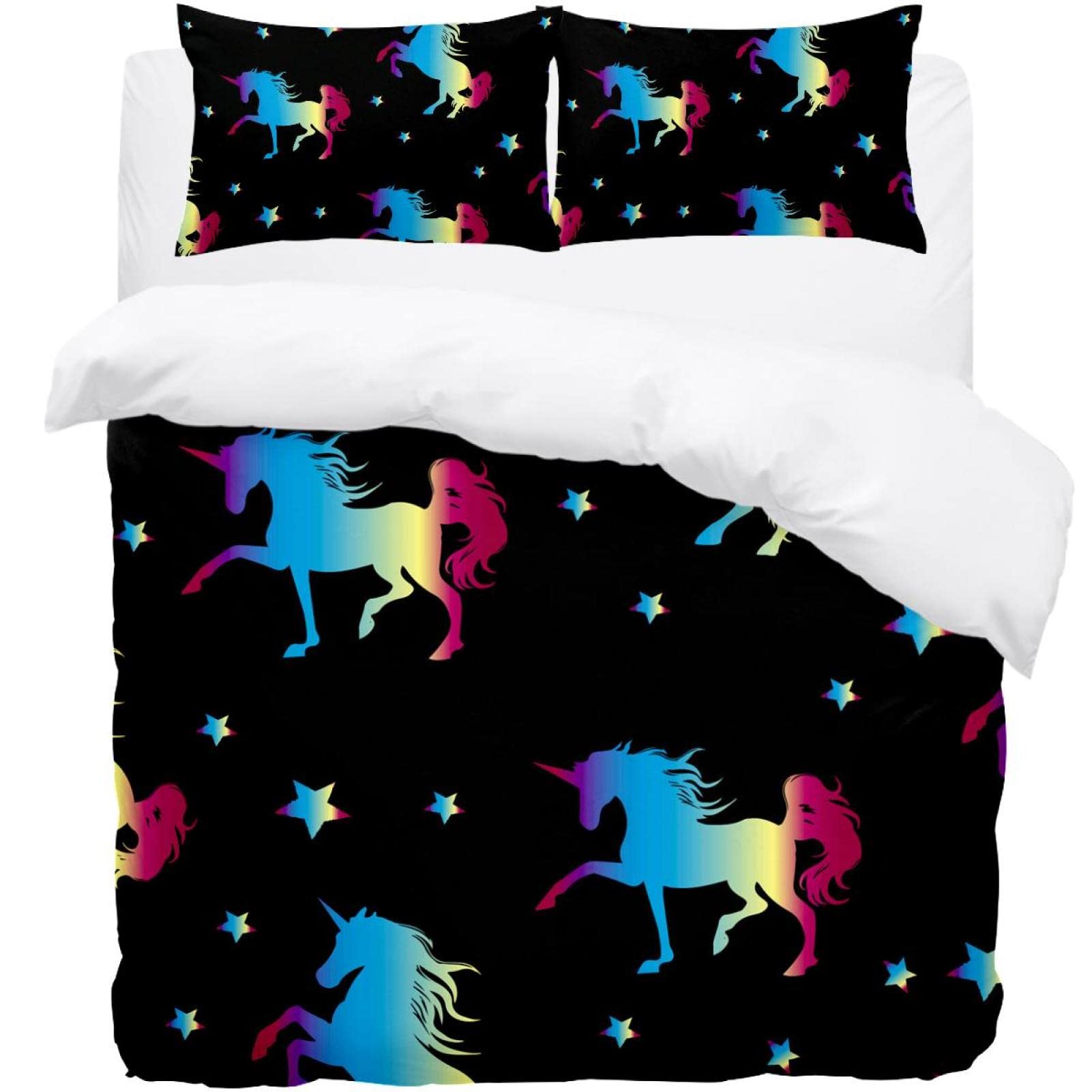 Housse de couette galaxie multicolore pour transformer la chambre d'enfant