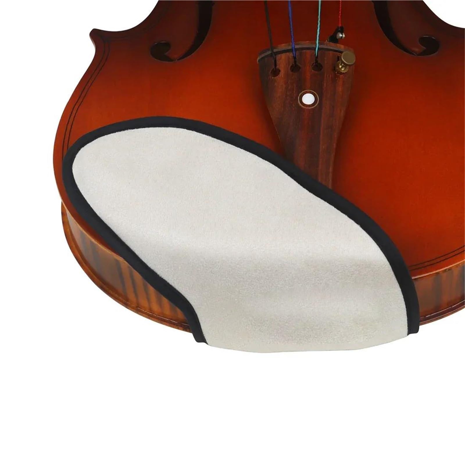 Podkładka Pod Podbródek Do Skrzypiec 4/4 Akcesoria Do Instrumentów Muzycznych Miękka Bawełniana Poduszka Gąbkowa(1/2)