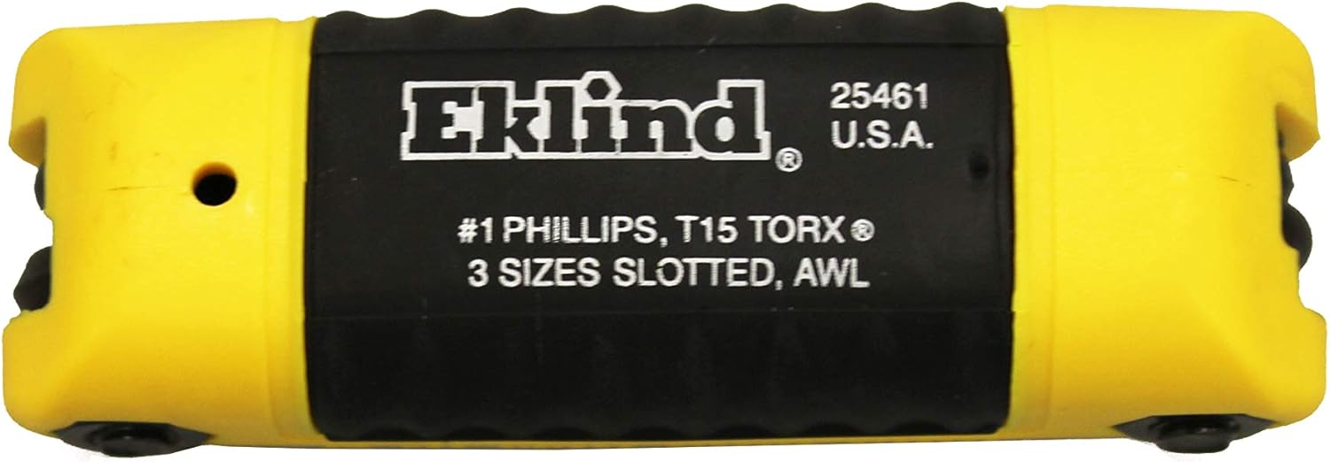 EKLIND 25461 Ergo-Fold Fold-up Screwdriver - 6pc set