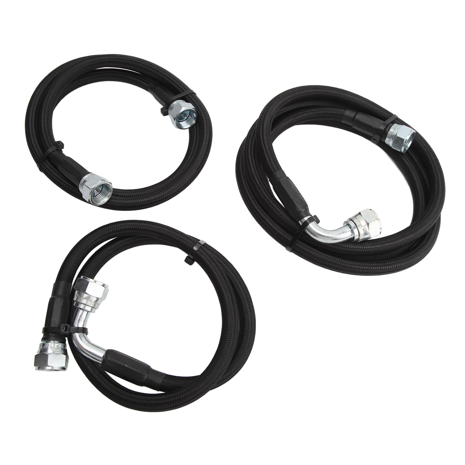 Wakects Kit di Raffreddamento della Trasmissione, Kit Tubo di Raffreddamento della Trasmissione in Nylon Acciaio Rame per 48RE, Sigillato Antiruggine, Set di 3 Linee con 4 Adattatori per 2500 3500