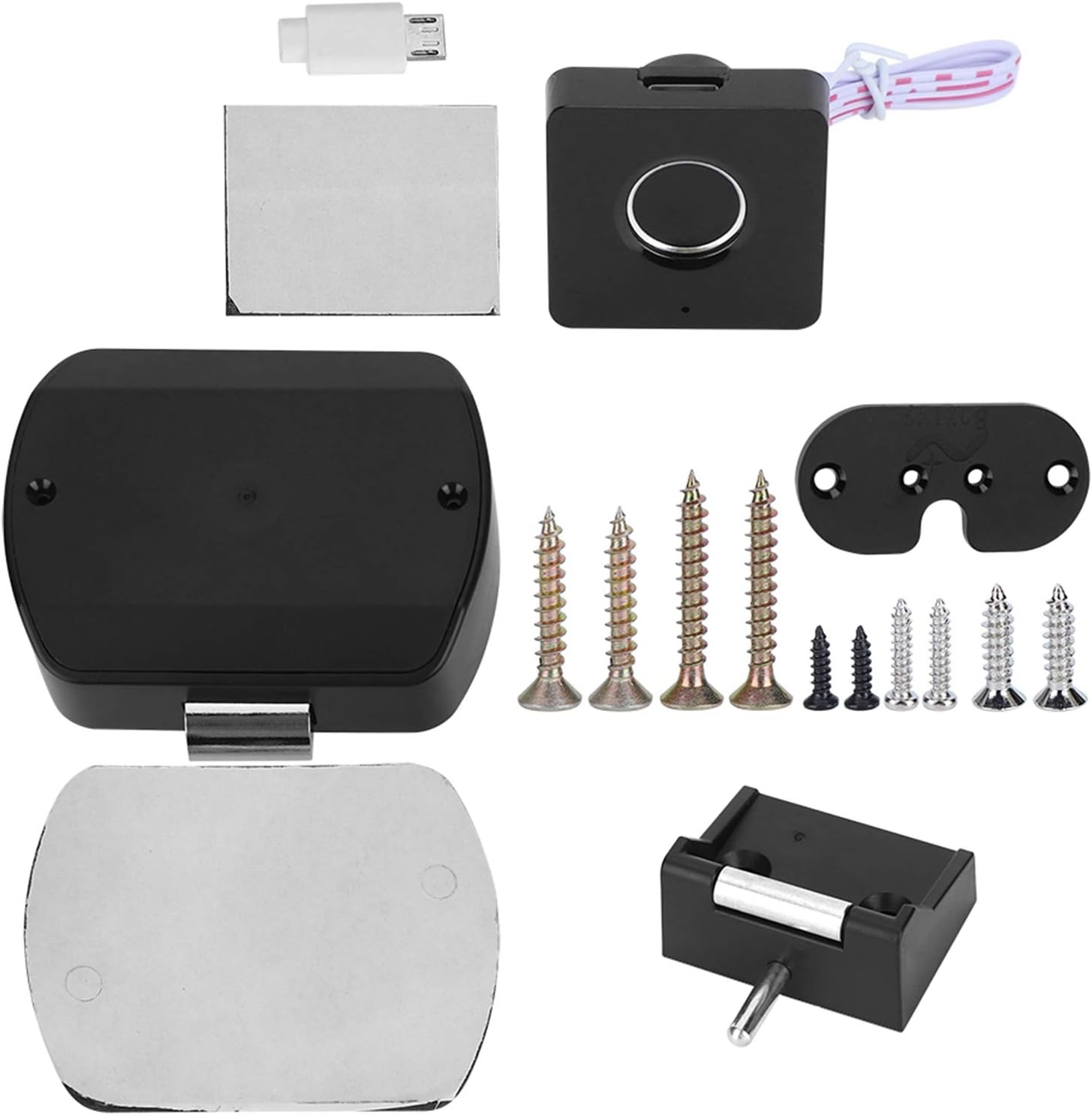 Home Improvement Door Window Hardware Locks, Home Office Wardrobe Furniture, Keyless Fingerprint Lock with Multiple User Management, Black Smart Electric Cabinet Lock for Home Home Improvement Door Window Hardware Locks, Home Office Wardrobe Furniture, Keyless Fingerprint Lock with Multiple User Management, Black Smart Electric Cabinet Lock for Home