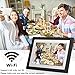 MRQ 10 inch WIFI Digital Photo Frame with 1280x800 IPS Touch Screen 16GB Storage No Monthly Fee, Digital Photo Frame Share Photos via App, Email, Display Photos, Music, Video