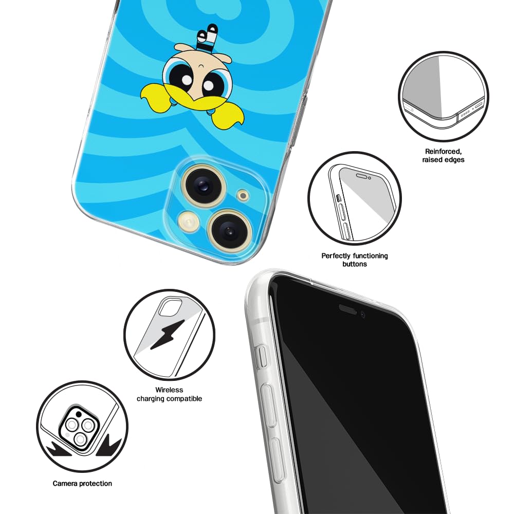 ERT GROUP IPhone 14 PRO Hülle Mit Offiziellem Powerpuff Girls Design – TPU, Schützend & Flexibel