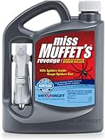 Wet & Forget 803064 Miss Muffet's Revenge Indoor and Outdoor Spider Killer with Attached Sprayer, 64 Fluid Ounces, Ready to Use