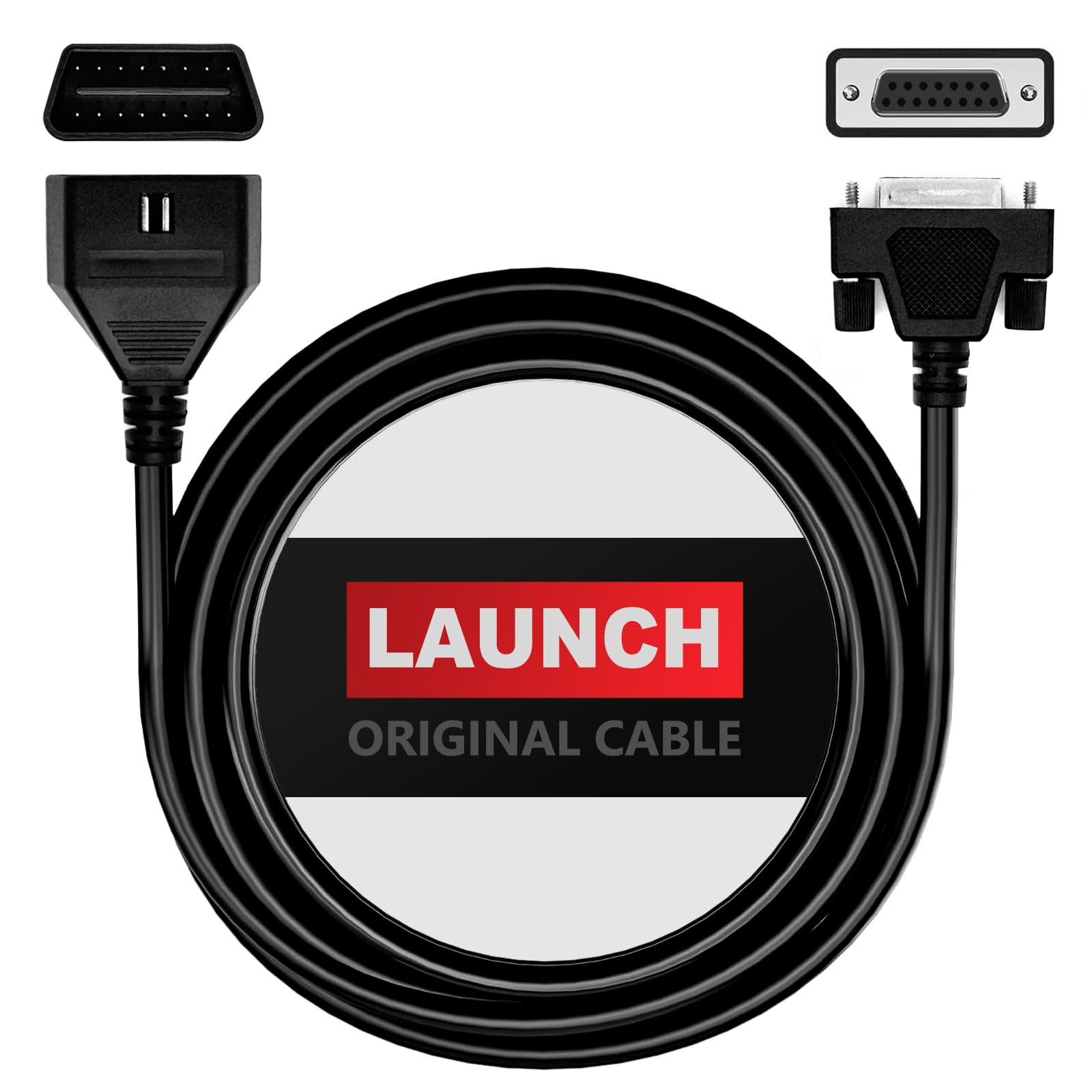 LAUNCH Original Main Cable for LAUNCH CRP123, CRP129, Creader VII+, Creader VIII OBD2 OBD-II Diagnostic Scanner Replacement Cable