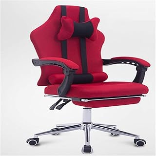 HXiaDyG Sillas Gaming Silla de computadora Silla domiciliaria Silla Ergonómica Reclinable Reposapiés Silla giratoria Silla de Juego Malla Silla de Oficina (Color : Purple, Size : One Size)