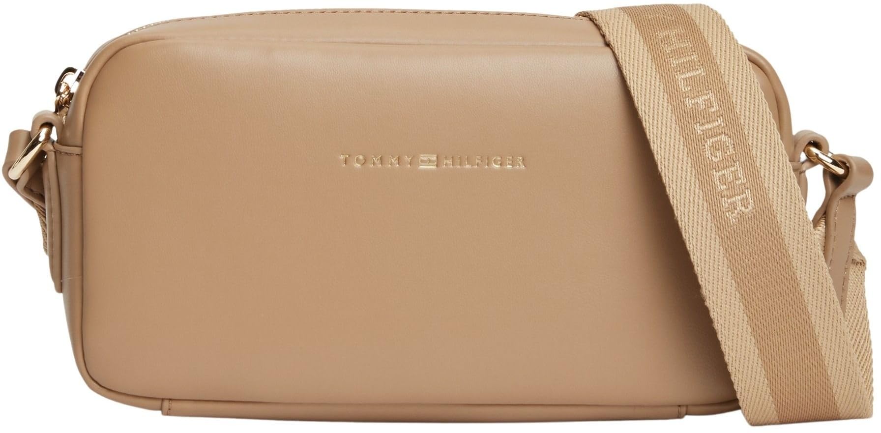 Tommy Hilfiger Damen Umhängetasche Kamera Crossbody Aw0aw18370 Khaki