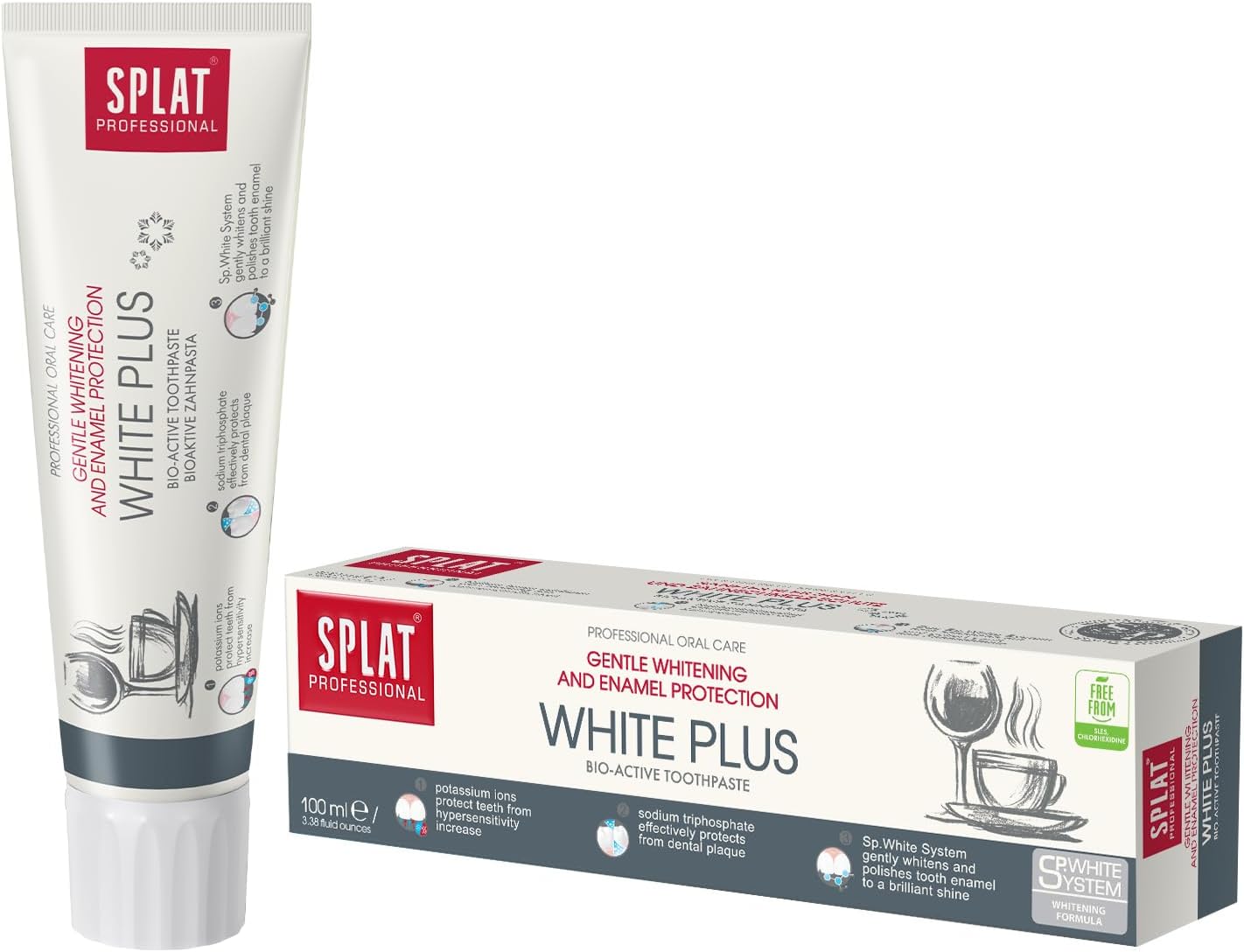 Splat PS White Plus Toothpaste - 100 ml