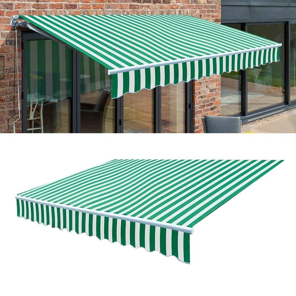 markise laden Terrassen-Markisenoberteil, Ersatzstoff, wasserdichte Polyester- Markise, Außenfenster, wasserdichte Segeltuch-/Stoff-Markise for Hotel-Terrassendeck, Laden-Autoseite (Size : L13.1xW5ft) Caravan Messe Bremen garden sink portable Color:Right Hand