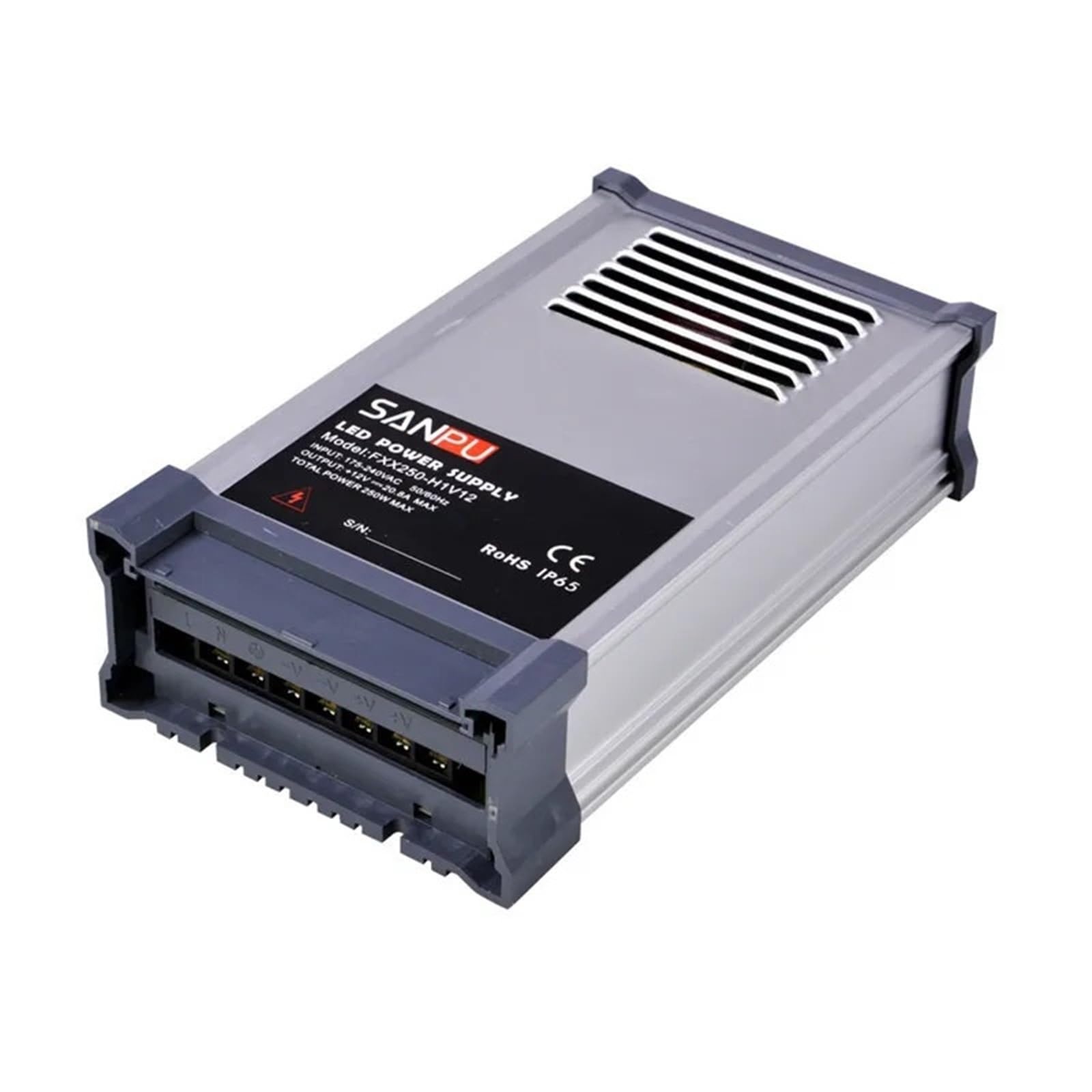 Alimentatore LED 12v 250w 20a Impermeabile Esterno 220v 230v AC dc trasformatore di Illuminazione Driver Interruttore a Tensione costante