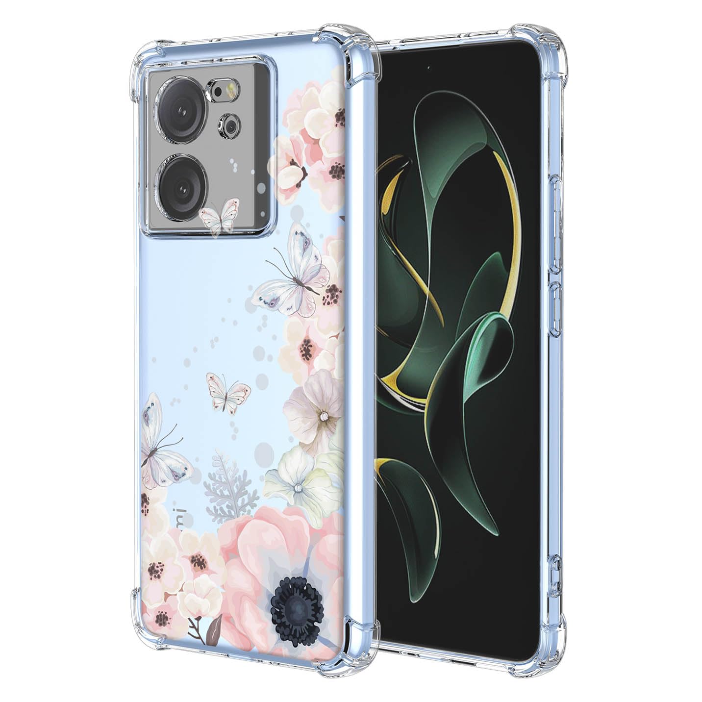 Funda BORYA Para Xiaomi 13T Pro/13T - Silicona Transparente Antigolpes - Delgada Y Con Agarre
