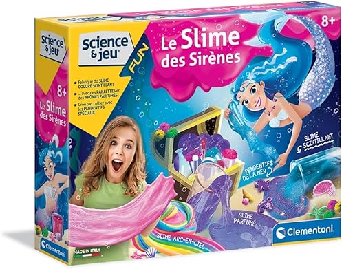 Miniatura 3 de Clementoni - Le Slime des Sirènes - Paillettes - Laboratoire d'Expériences Scientifiques Amusantes - Pour les Enfants - Juego de ciencia - Desde 8