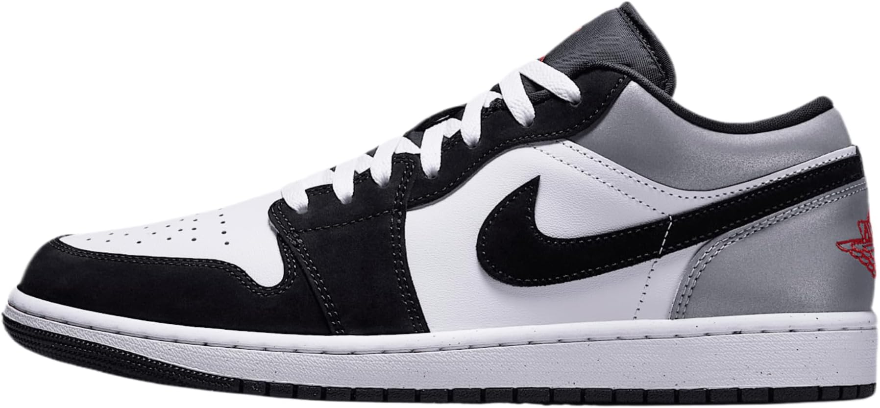 half red half white jordan 1