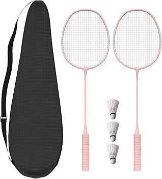 バドミントンラケットジャンク品 Amazon | バドミントンラケット バドミントンラケット 2本組 ねじれに