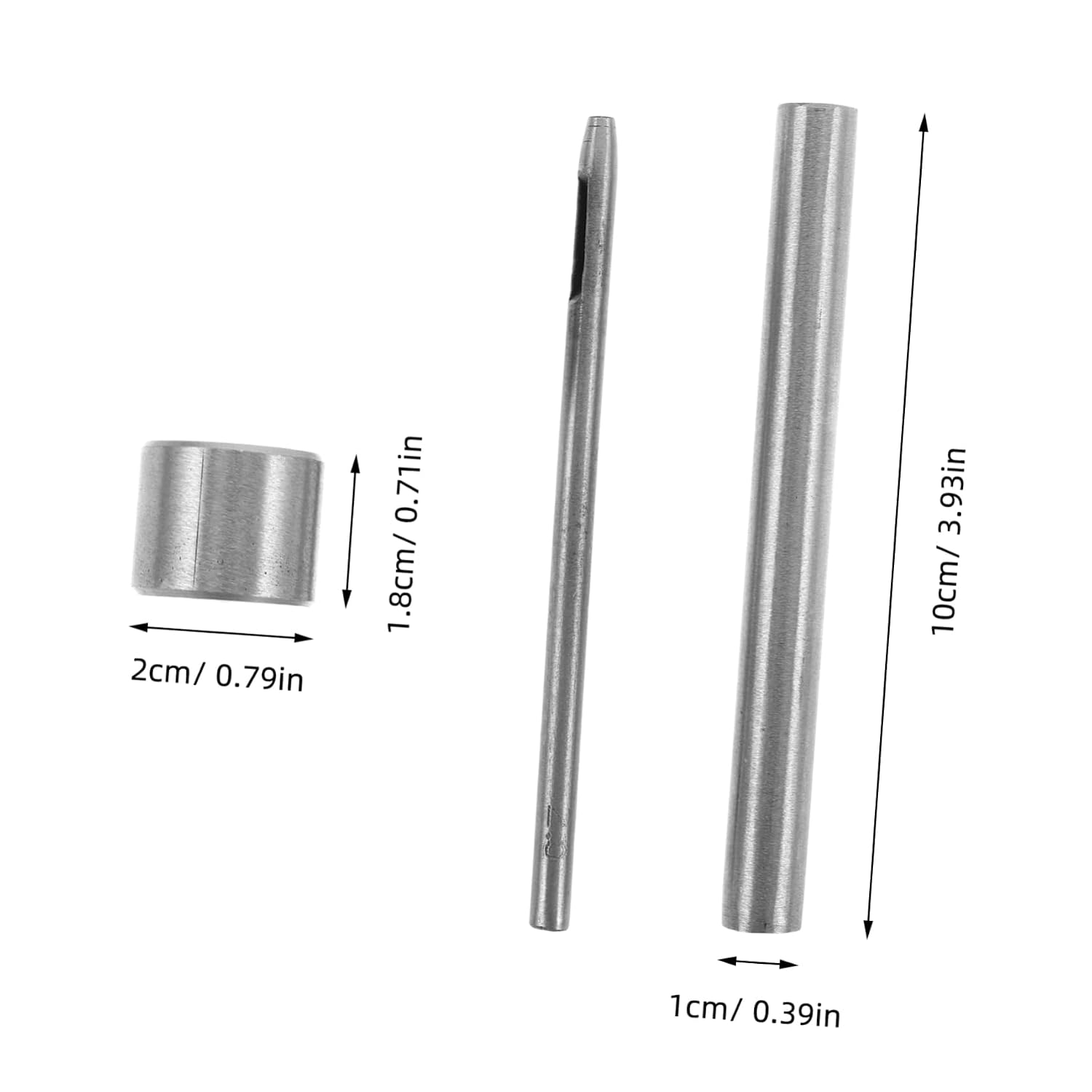Lurrose 1Set Hand Eyelet Setter Tool Kit with Base Durable Grommet Punch for Crafting DIY Jewelry Handbags Clothing Fabric and Curtain Projects