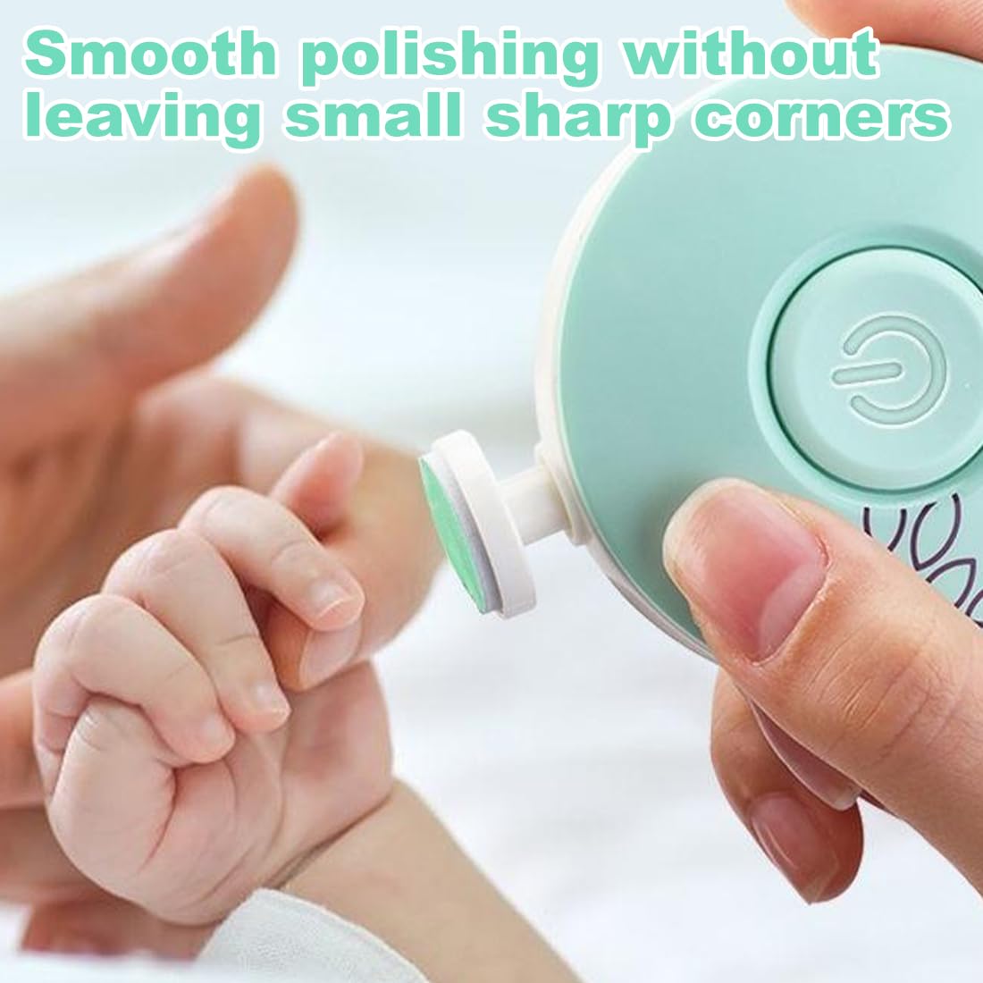WUSJCOF 12 Pièces Pads de Remplacement pour Lime à Ongles Électrique, Lames de Coupe-Ongles Givrées, Compatible avec les Limes à Ongles Électriques Standard à partir de 12 Mois (vert)