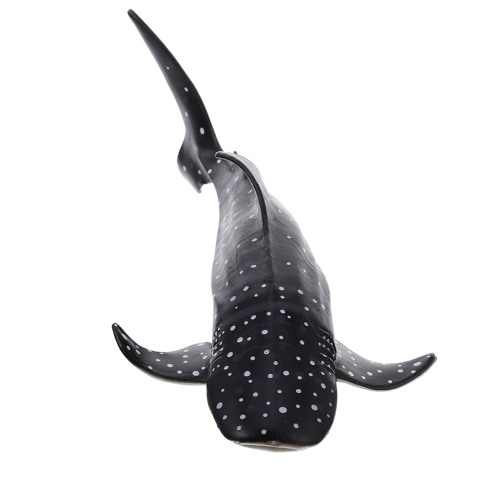 Figura de Tiburón Ballena Negra de Plástico, Modelo Infantil