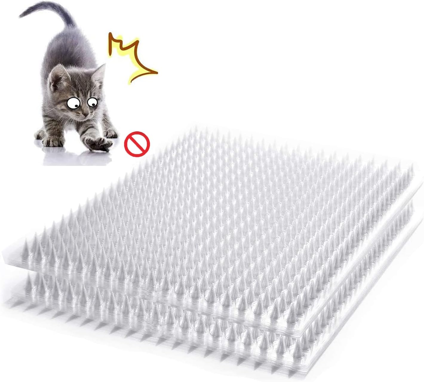 Aocoray 14 Pack Scat Mat for Cats 16 x 13 Inch Cat Spike