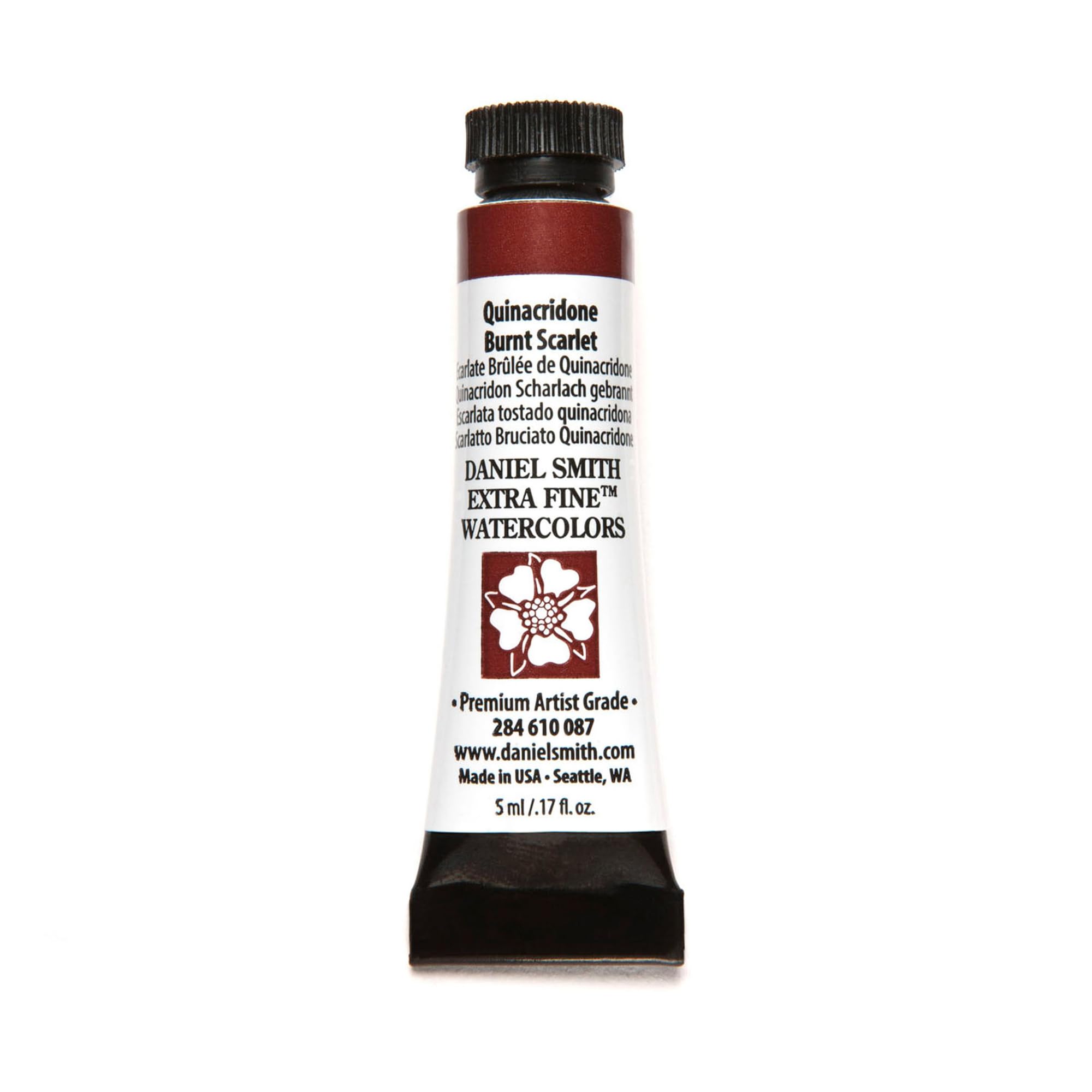 Daniel Smith Watercolour 5 ml Tube (S2) - Quinacridone Burnt Scarlet (087)