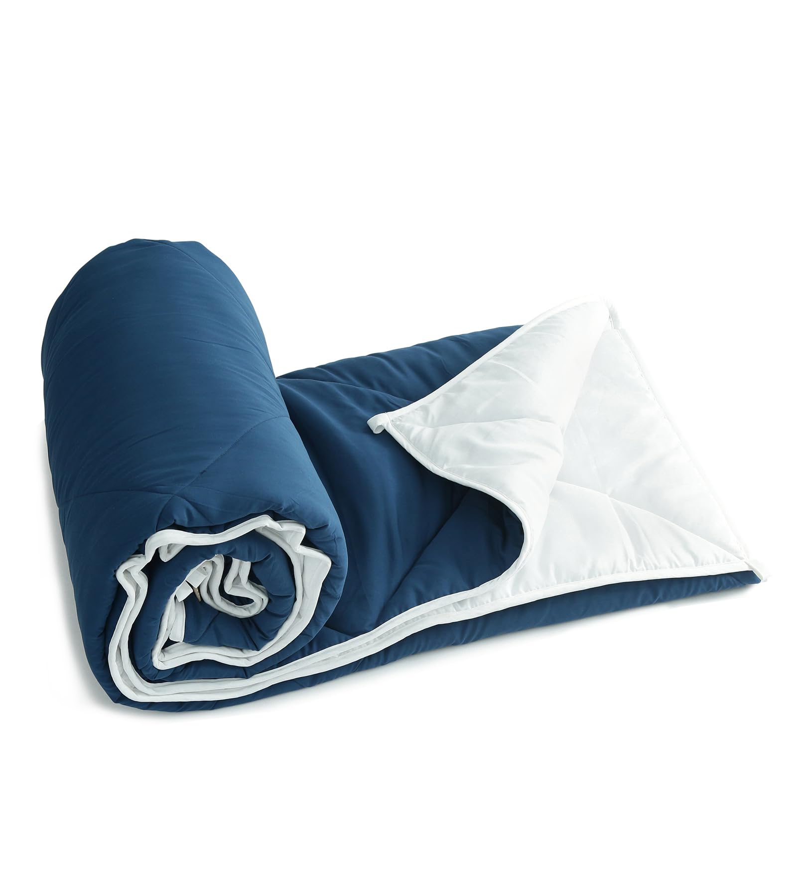 Mysa Sleep - Cooling Breathable Reviersable AC Comforter (90" x 100" Blue/White)-image-23