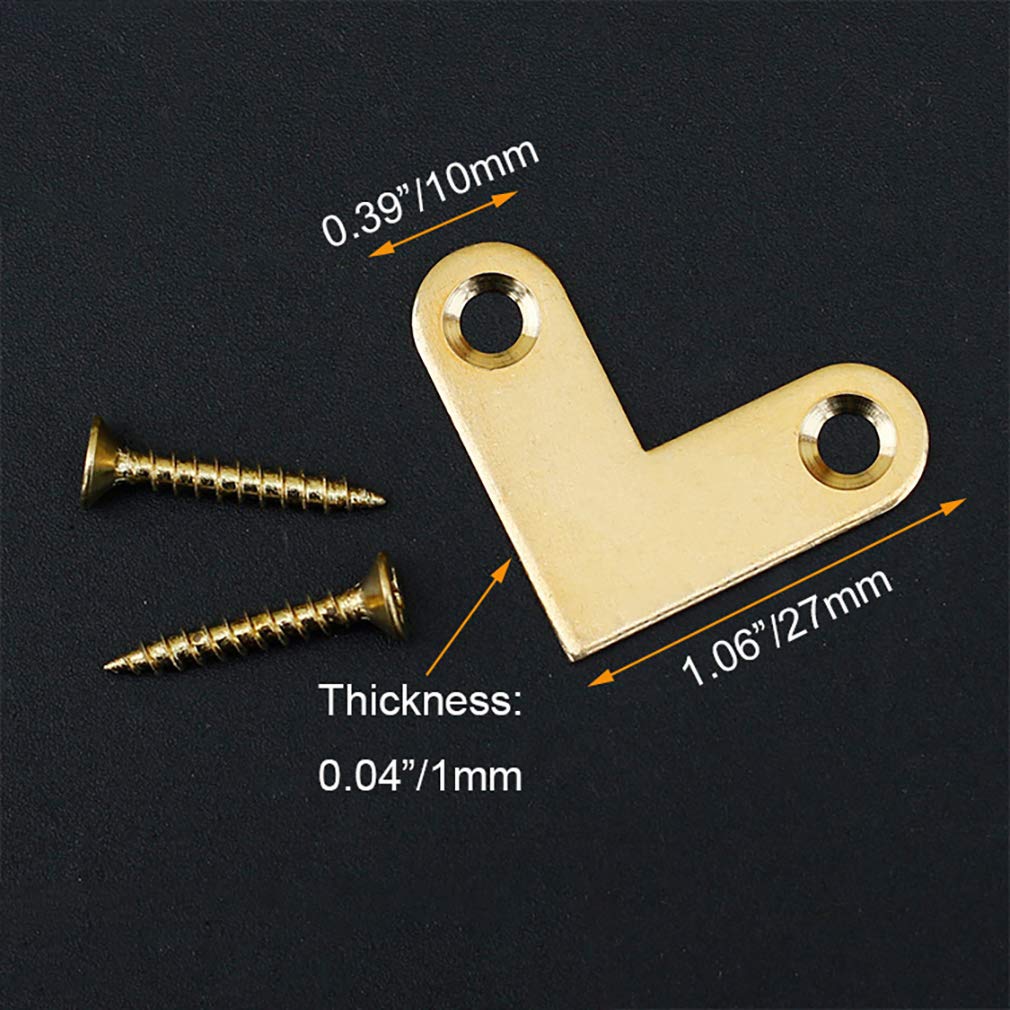 Staffa Per Mobili Antikhof In Ottone Anticato - Misura 6,3 X 14,5 Cm - Codice AML 62 - Foto 3