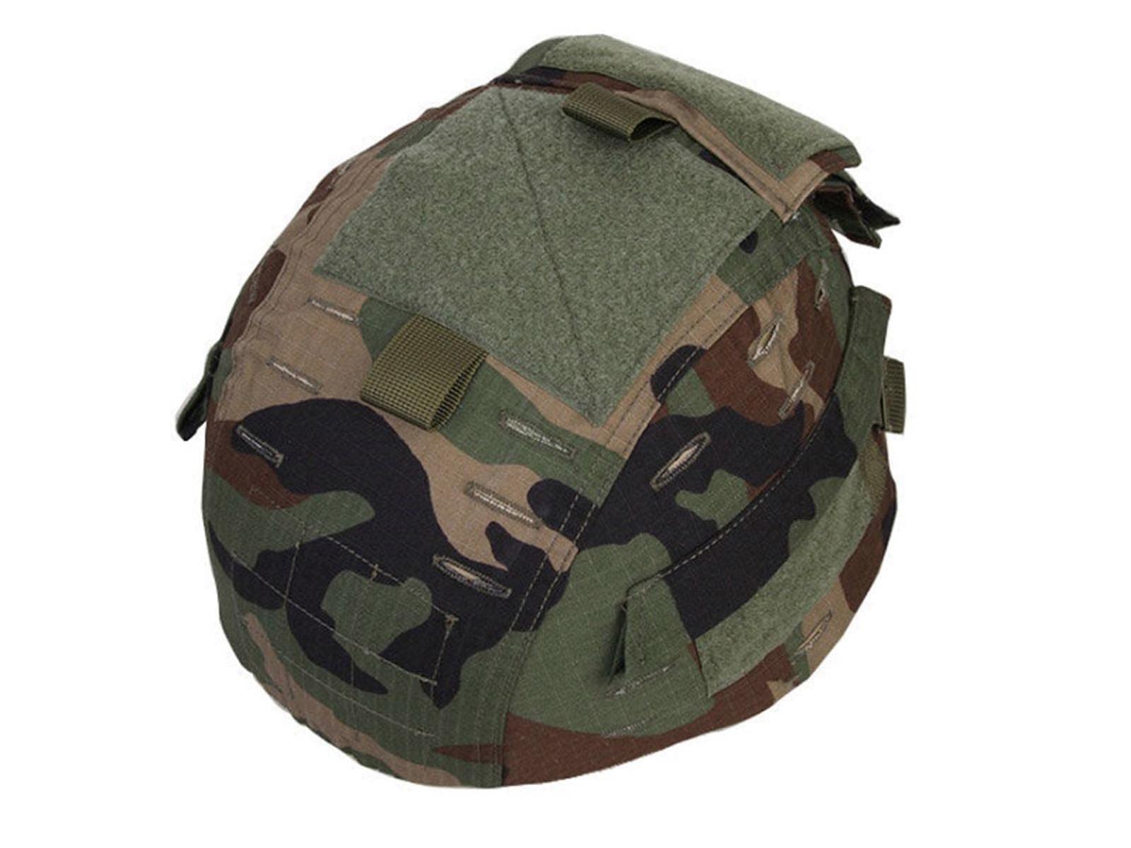 Combat Airsoft Helmet Cover Tactical MICH Helmet Cover for:MICH 2002 (Woodland)