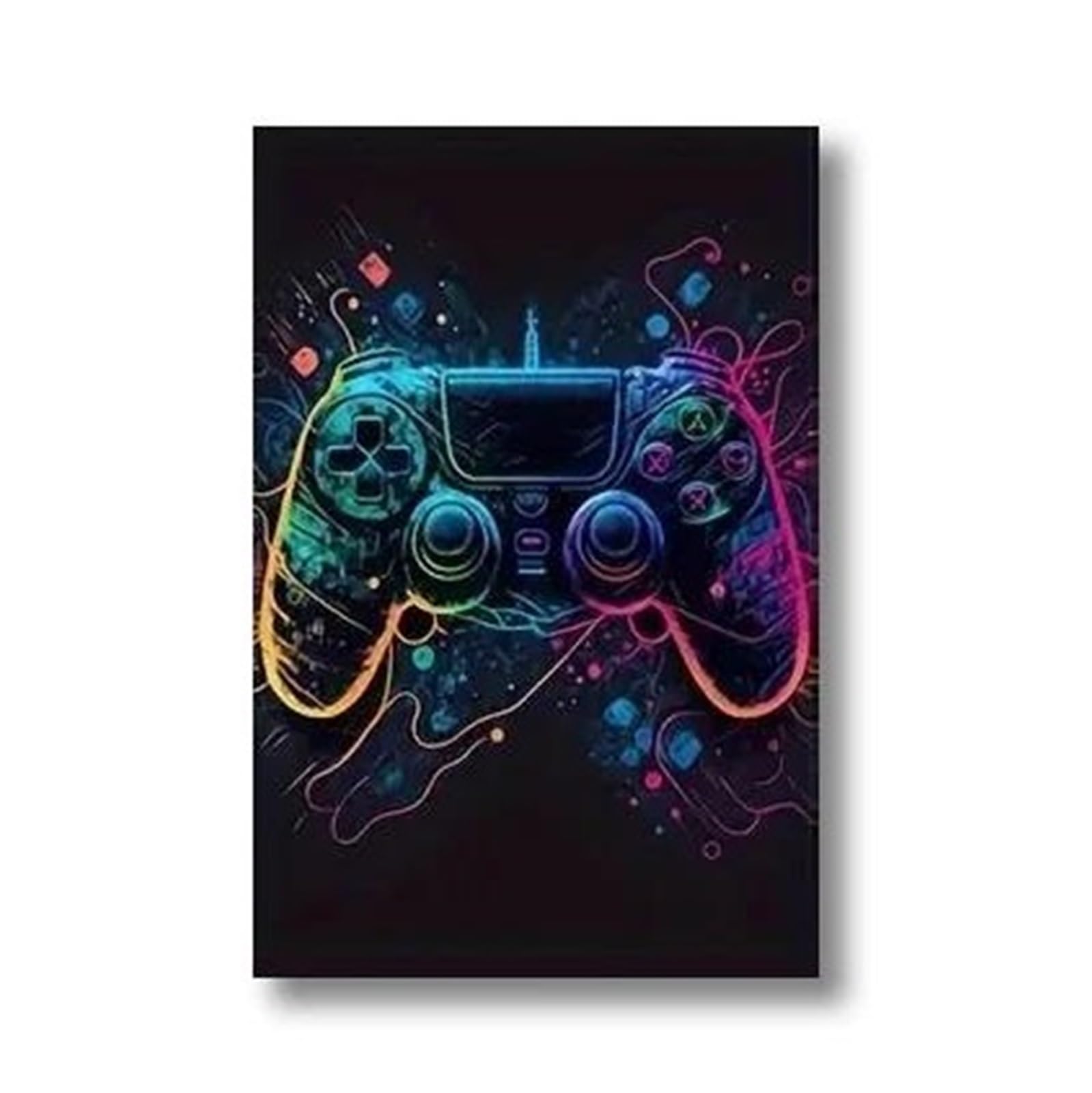 Peinture Affiche Jeu Vidéo pour Réveiller un Couloir Sombre avec du Néon
