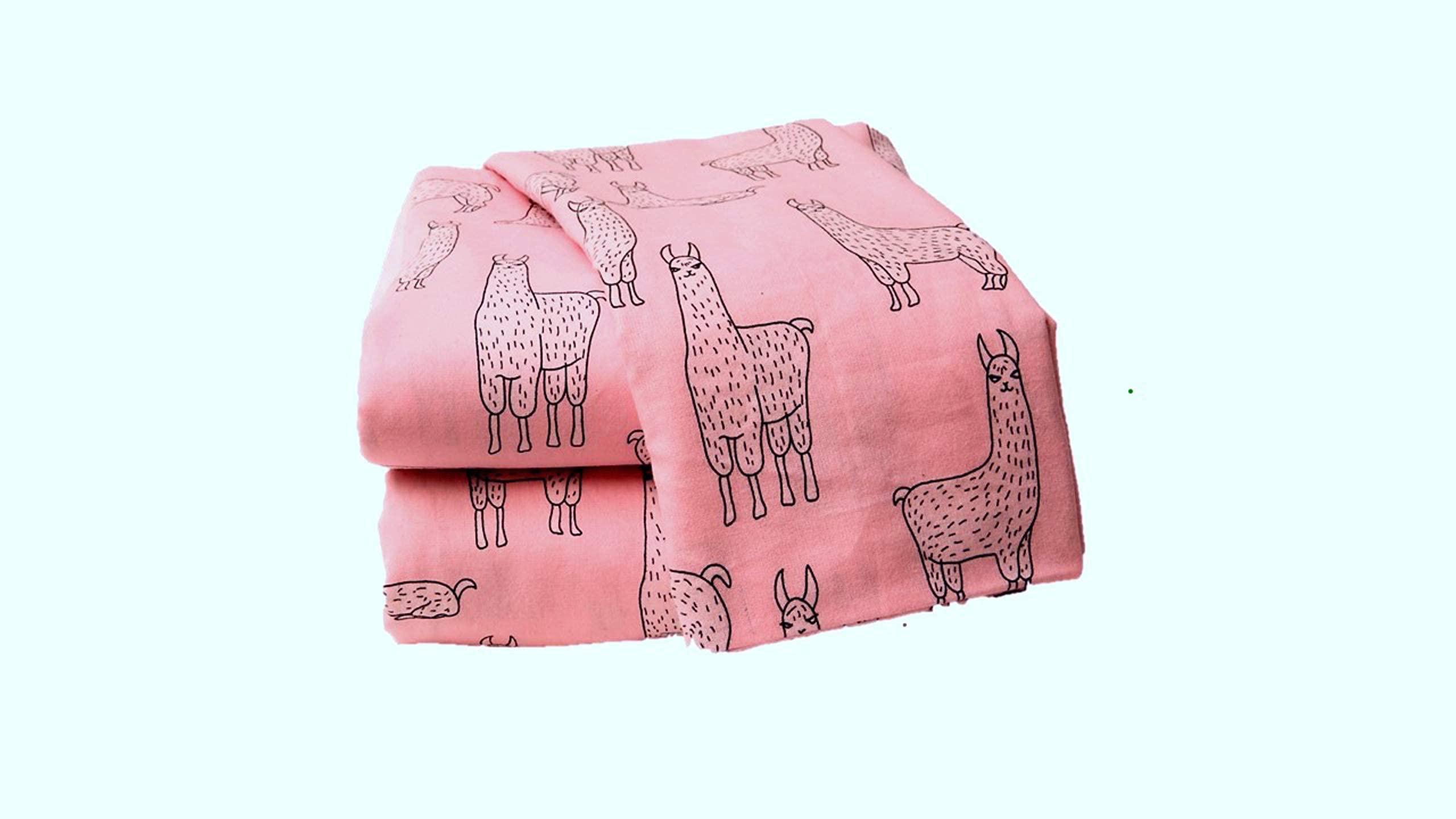 GlobalNiche® La Rochelle Lama Flannel Sheet Set Pink Queen