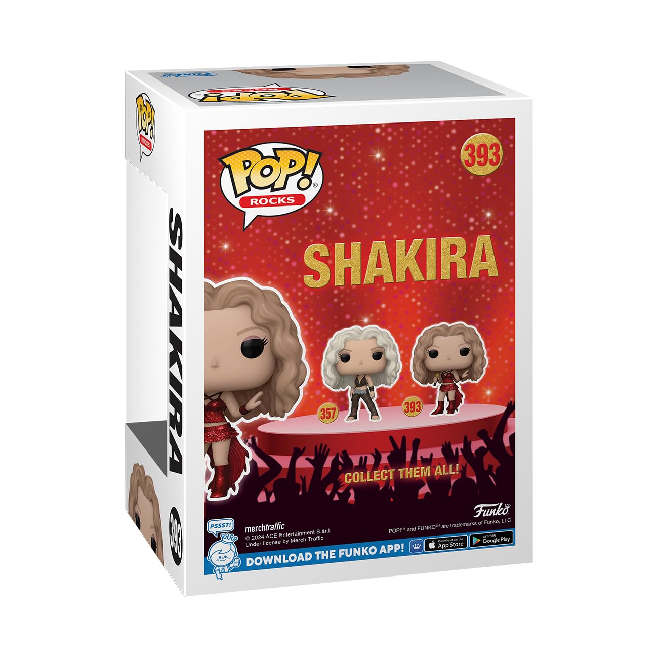 Funko POP! Rocks: Shakira - (Super Bowl) - Glitzer - Vinyl