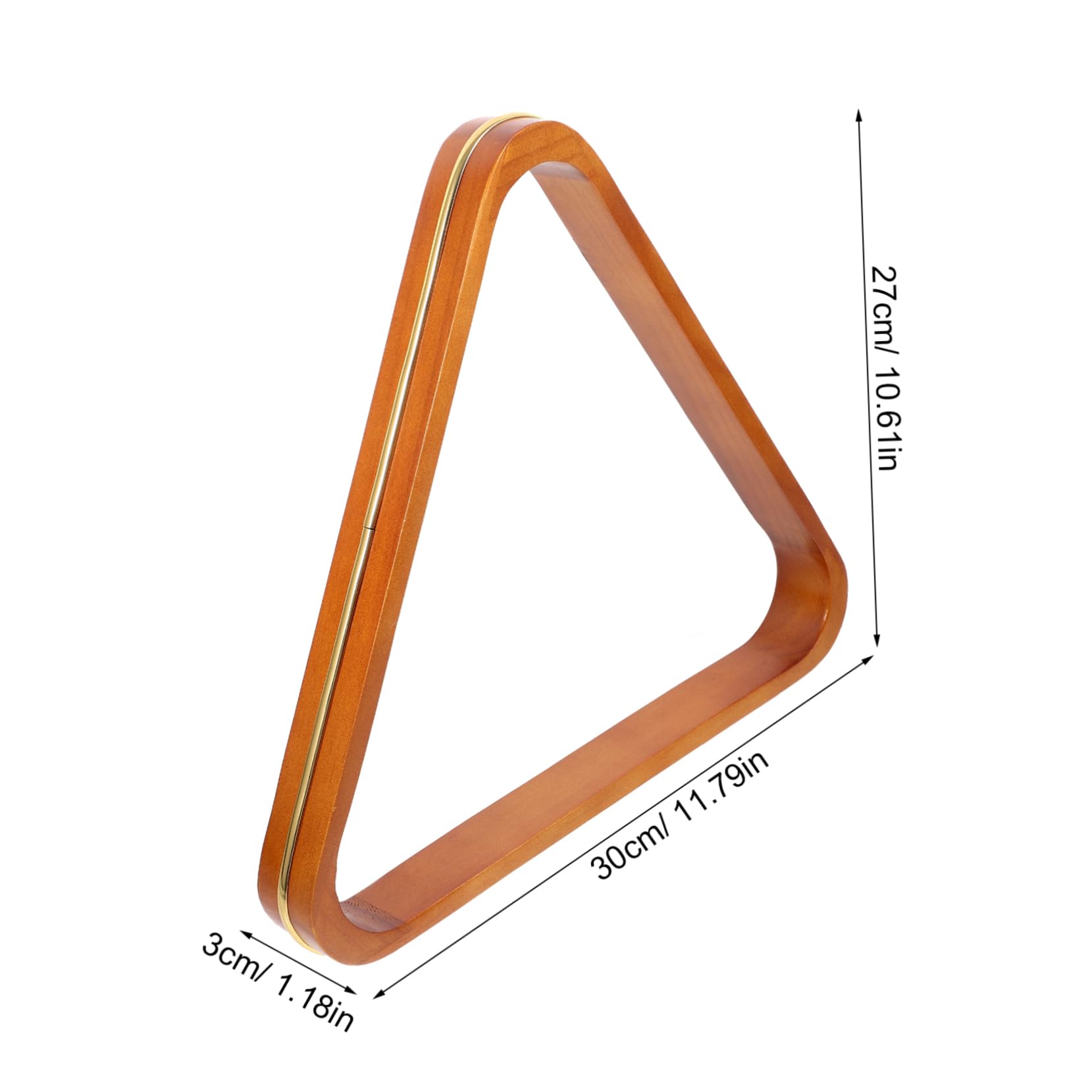 ifundom Billiards Tripod Rack Ball Storage Triangle Pool Table Rack Billiard Net Frame Pool Table Accessory Wood Material Stable Design