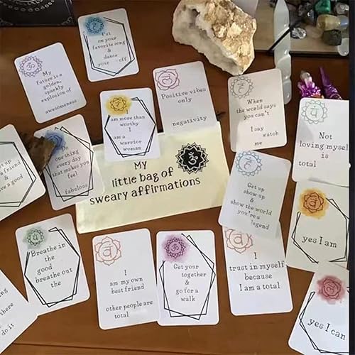 Miniatura 3 de Juego de 16 tarjetas de afirmación de regalo - Aumenta la confianza en uno mismo, mejora la concentración y promueve el pensamiento positivo