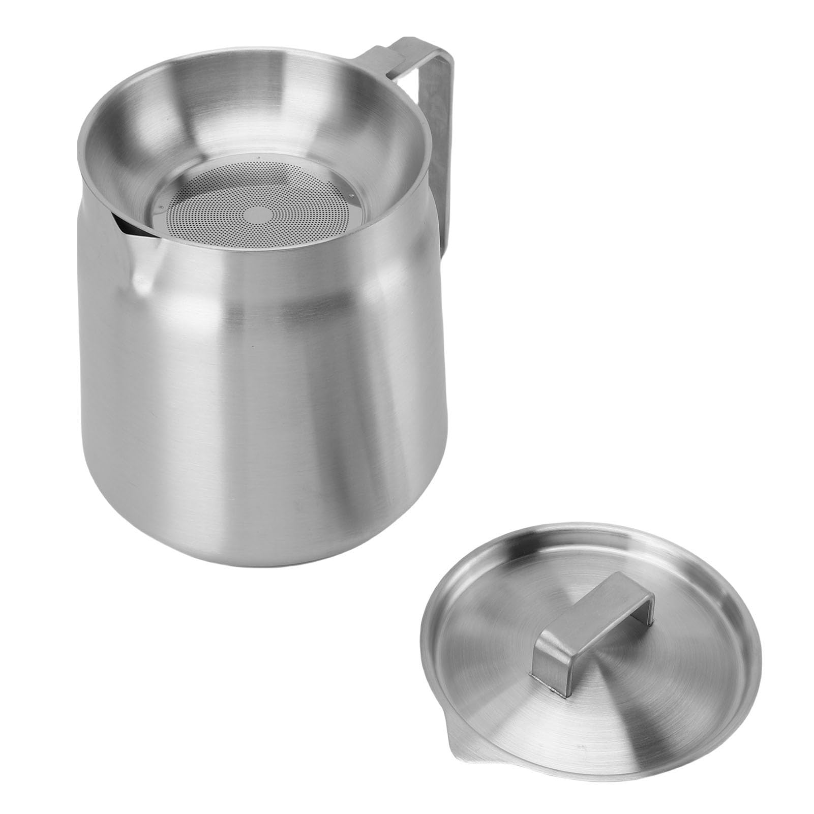 Bewinner Filtro Olio in Acciaio Inox 304 con Colino e Cestello per