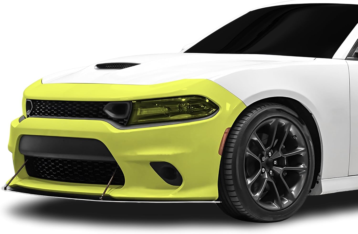 BOGAR TECH DESIGNS for Dodge Charger SRT 392/GT/RT/Scat Pack 2015-2023 Only Fits SRT 392 & GT & RT & Scat Pack Front Bumper Paint Protection PPF Film Kit Cover, Clear Bra