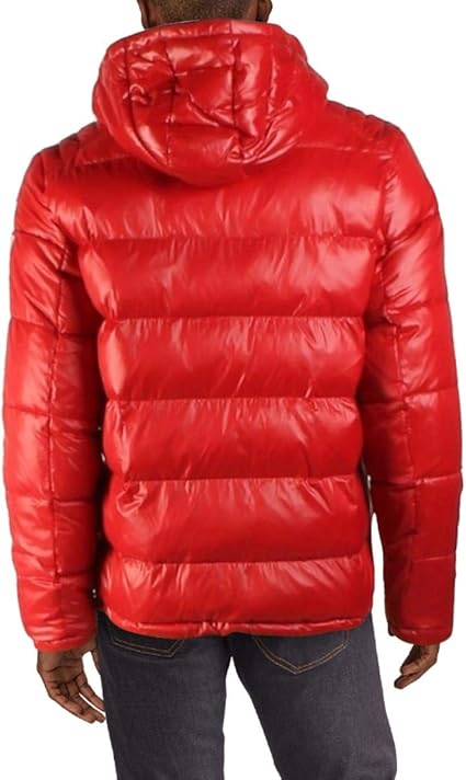 guess men's midweight puffer jacket