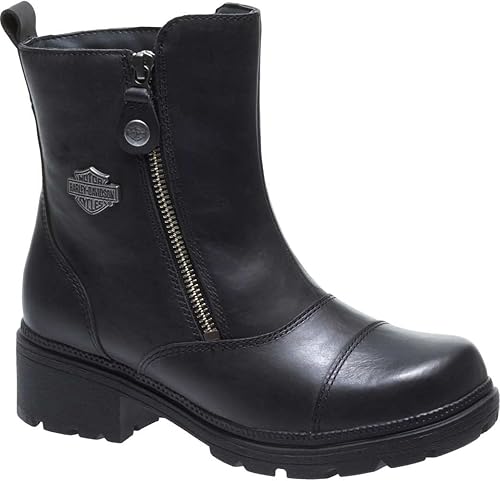 Miniatura 2 de HARLEY-DAVIDSON FOOTWEAR Amherst - Botas de motocicleta para mujer, Negro -