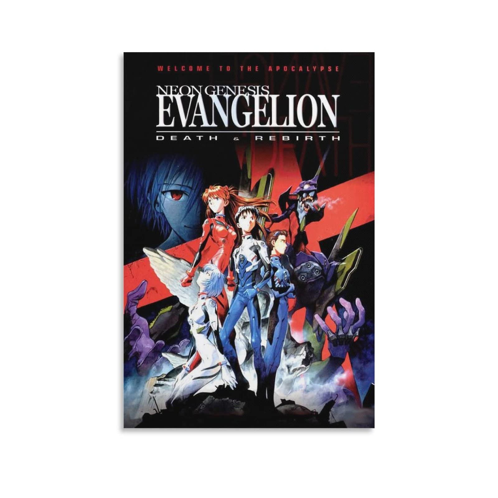 Neon Genesis Evangelion Death Rebirth Anime Poster for Room