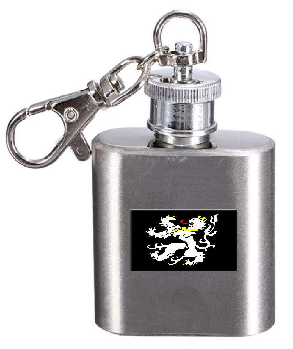 Flasque porte-clés Belgique Ghent pour randonnée et voyage
