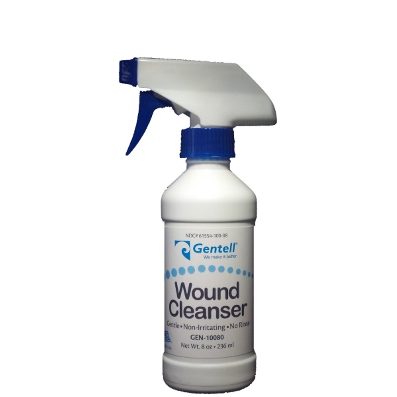 Gentell Wound Cleanser 8 oz. Spray Bottle