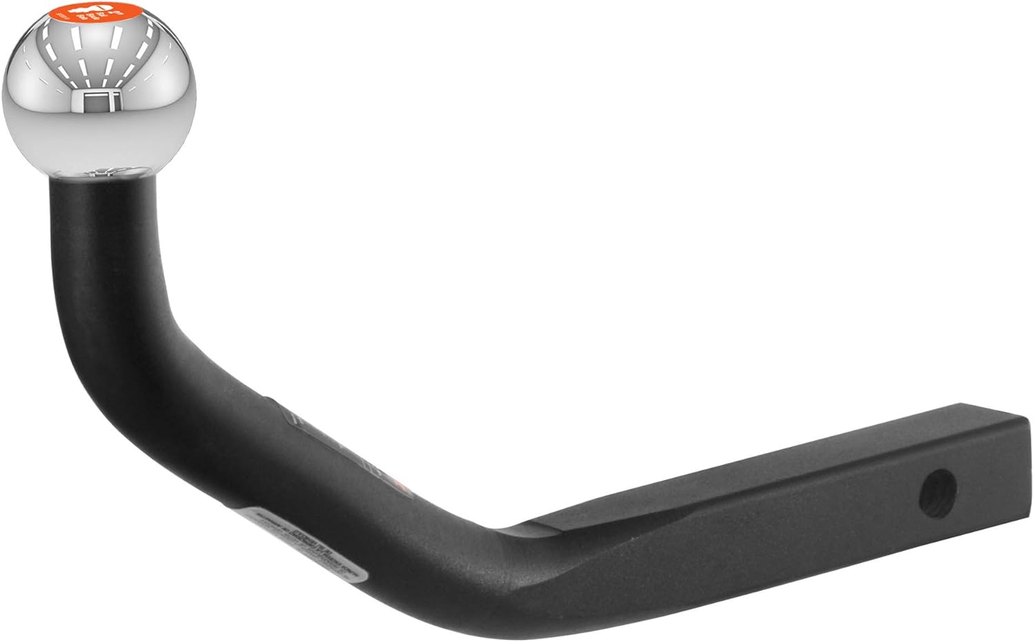 CURT 45592 Euro Trailer Hitch Mount with 2-Inch Ball, Fits 1-14-Inch Receiver, 3,500 lbs, 5-18-Inch Height