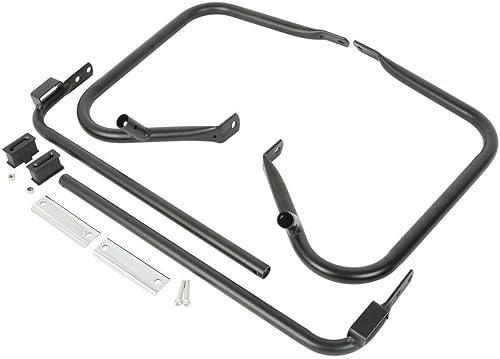 Miniatura 4 de TCT-MT - Soporte de protección para alforja para Harley Touring Road King FLT FLHTCU FLHRC Street Electra Glide Ultra-Classic 1997-2008 Negro trasero